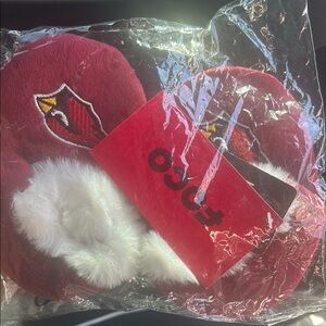 Arizona Cardinals Red and White Slippers